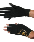 Riding gloves by Descente Black