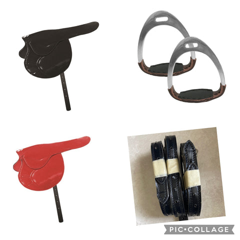 Small Import Jockey Saddle package