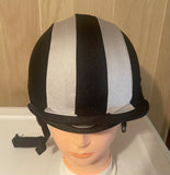 Racer 2 tone Helmet Covers Striped