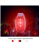 Helmet LED Safety Light Battery Operated