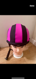 Racer 2 tone Helmet Covers Striped