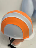 Racer 2 tone Helmet Covers Striped