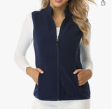 Embroidered Ladies Vest Polar Fleece