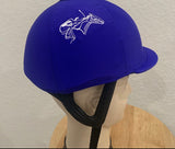 Racer Helmet cover Jockey logo on sides