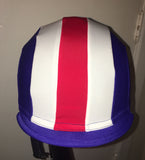 Racer Multi tone Helmet Covers Striped