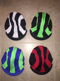 Racer 2 tone Helmet Covers Striped