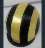 Racer 2 tone Helmet Covers Striped