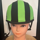 Racer 2 tone Helmet Covers Striped