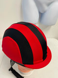 Racer 2 tone Helmet Covers Striped