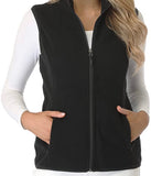 Embroidered Ladies Vest Polar Fleece