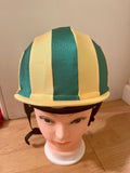 Racer 2 tone Helmet Covers Striped