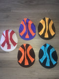 Racer 2 tone Helmet Covers Striped