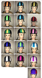 Racer Multi tone Helmet Covers Striped