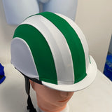Racer 2 tone Helmet Covers Striped