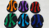 Racer Multi tone Helmet Covers Striped