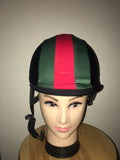 Racer 2 tone Helmet Covers Striped
