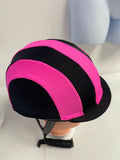 Racer 2 tone Helmet Covers Striped