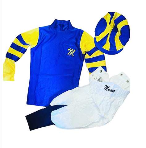 Kiddo Jockey silks Custom Ordered