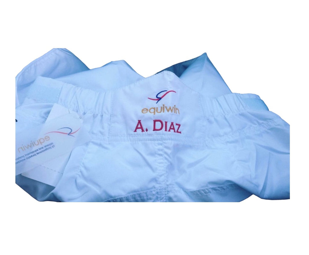 Add Embroidered Name on pants waist