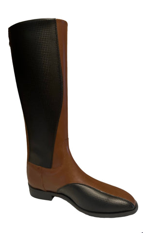 DG Libra CARBON/  Brown Leather Gallop Boot🇮🇹