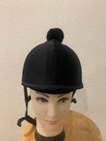 Racer Solid Classic Helmet Covers with Pompom