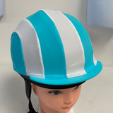 Racer Multi tone Helmet Covers Striped