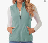Embroidered Ladies Vest Polar Fleece