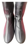 Racer Black Leather Tall  QH Race Boot