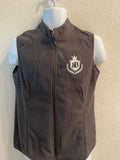 Embroidered Ladies Vest Polar Fleece