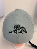 Racer horse logo on back Helmet Cover