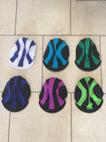 Racer 2 tone Helmet Covers Striped