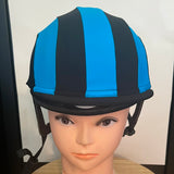 Racer 2 tone Helmet Covers Striped