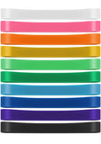 Helmet Rubberbands Fancy Colors 10 pack