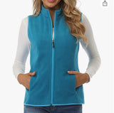 Embroidered Ladies Vest Polar Fleece