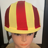 Racer 2 tone Helmet Covers Striped