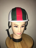 Racer 2 tone Helmet Covers Striped