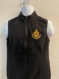 Embroidered Ladies Vest Polar Fleece